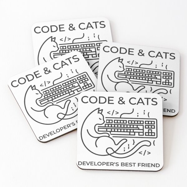 Item preview, Funny Programmer Cat Gift Code And Cats Developer  Best Friend Linux Cat Shirt Coder Gift designed and sold by Dev Mode.
