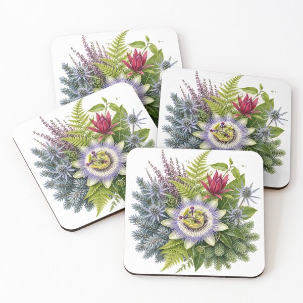 Item preview, Exotic Passionflower and Wild Woodland Botanical Bouquet designed and sold by ytist.