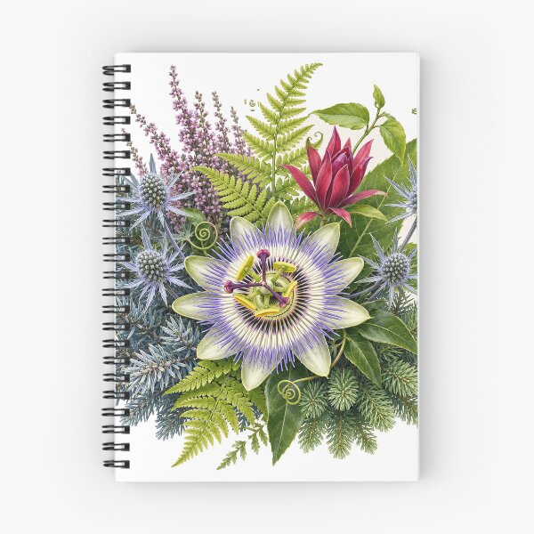 Item preview, Exotic Passionflower and Wild Woodland Botanical Bouquet designed and sold by ytist.