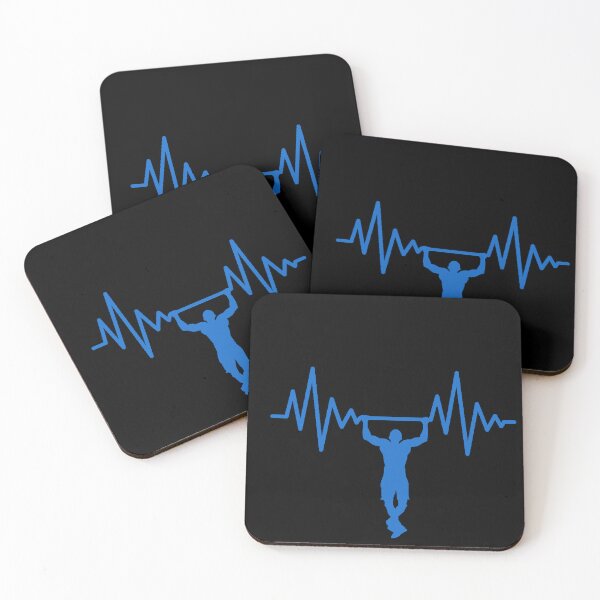 Item preview, Calisthenics Heartbeat | Gym Pull-Up Design | Fitness Gift for Men designed and sold by AstronautMerch.