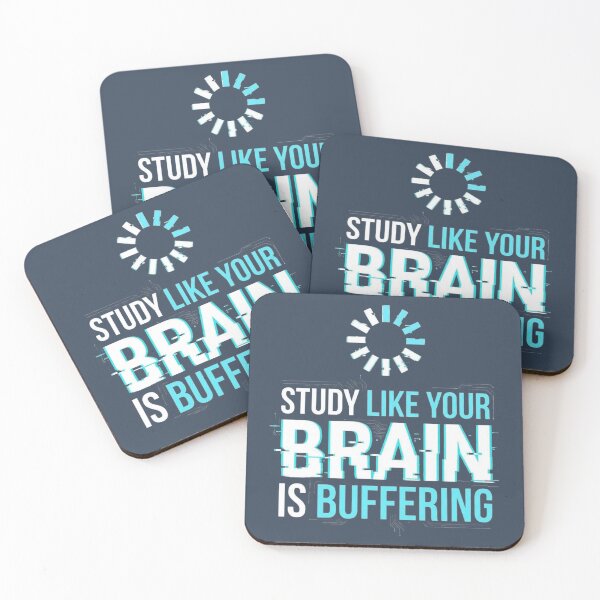 Item preview, Study Like Your Brain Is Buffering Funny Tee designed and sold by Amr Darwish Graphic designer.