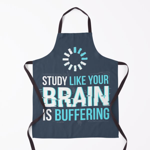 Item preview, Study Like Your Brain Is Buffering Funny Tee designed and sold by Amr Darwish Graphic designer.