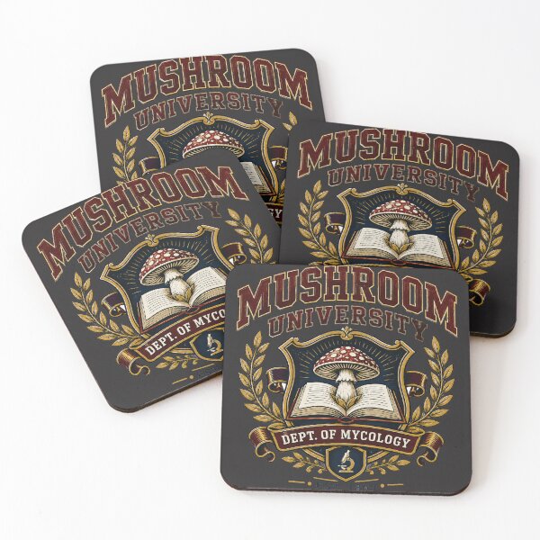 Item preview, Mushroom University Dept. of Mycology Graphic  designed and sold by curiouschimp.