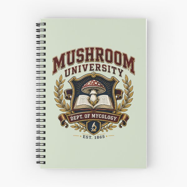 Item preview, Mushroom University Dept. of Mycology Graphic  designed and sold by curiouschimp.