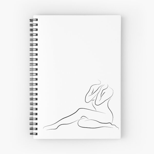 Item preview, A Naked Line Drawing Of A Woman - Anna In The Afternoon designed and sold by Melody Watson.