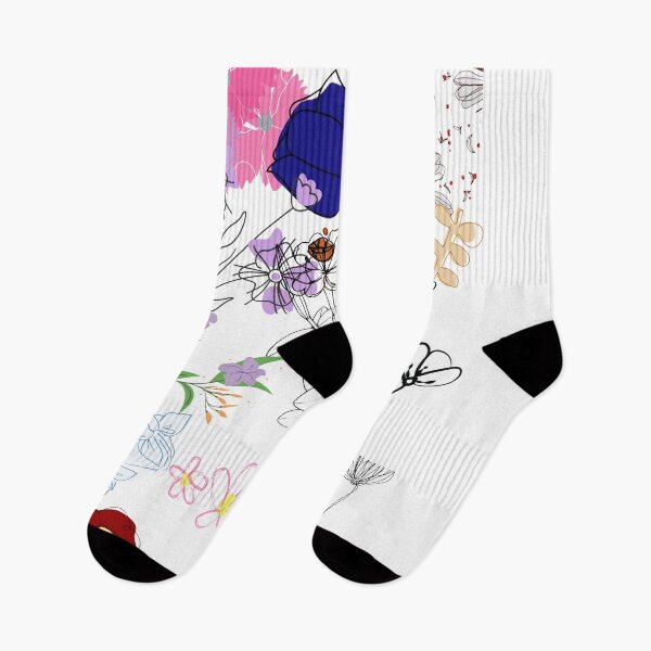 Item preview, Colorful Wildflower Garden Aesthetic Botanical Illustration designed and sold by altanduranstudio.