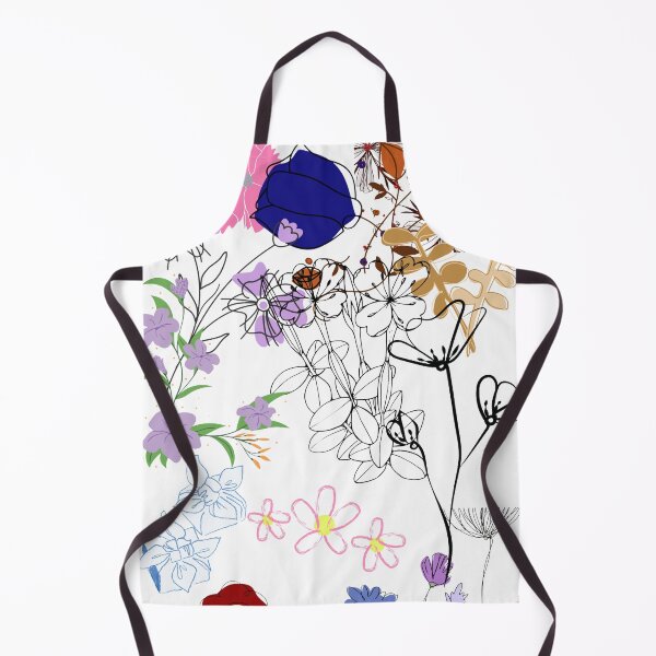 Item preview, Colorful Wildflower Garden Aesthetic Botanical Illustration designed and sold by altanduranstudio.
