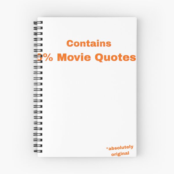 Item preview, Contains 0% Movie Quotes designed and sold by Pop, Culture and Stuff.