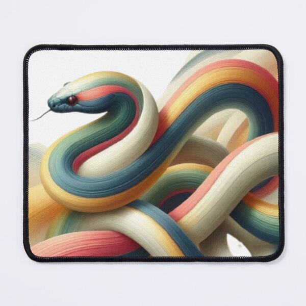 Item preview, Ribbon Serpent – Abstract Elegance in Motion designed and sold by Catfcreations.
