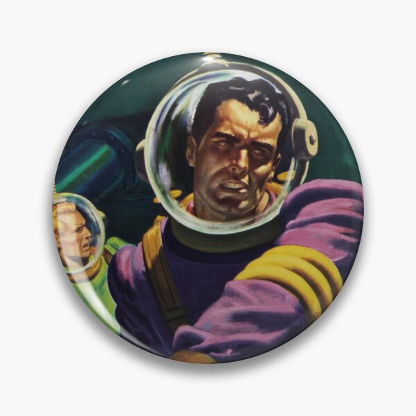 Item preview, Vintage Space Comic Cover – Classic 1950s Sci‑Fi Adventure Illustration designed and sold by Analog Aura .