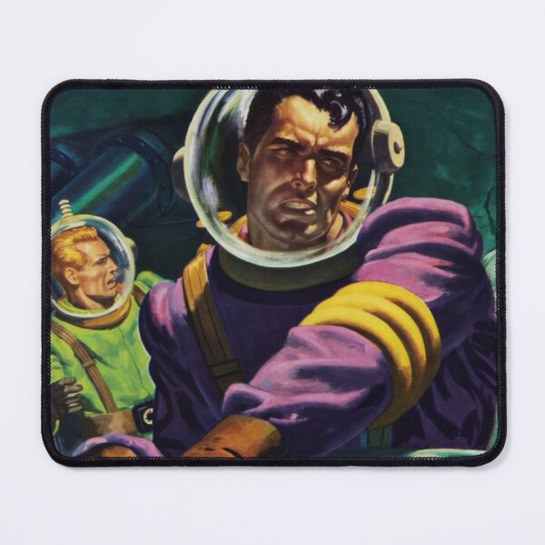 Item preview, Vintage Space Comic Cover – Classic 1950s Sci‑Fi Adventure Illustration designed and sold by Analog Aura .