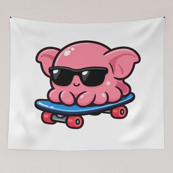 Item preview, Cool Skater Dumbo Octopus designed and sold by Owcomm.