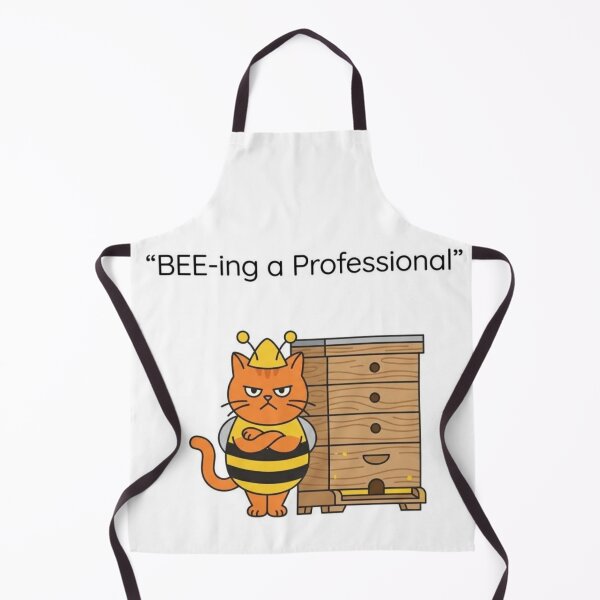 Item preview, Funny Bee Cat Gift BEE-ing a Professional Cute Cat Lover  Beekeeper Humor Cat Sticker designed and sold by Dev Mode.