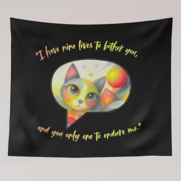 Item preview, Nine Lives to Annoy You designed and sold by Catfcreations.