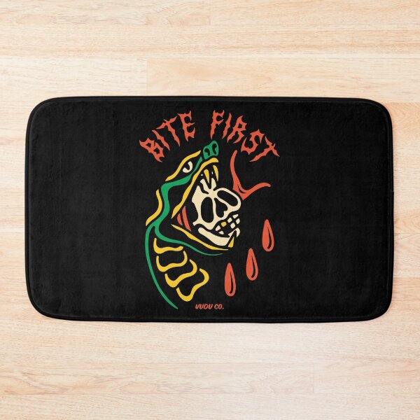 Item preview, Bite First Skull Snake Tattoo designed and sold by Vudu! ⚡ Studio.