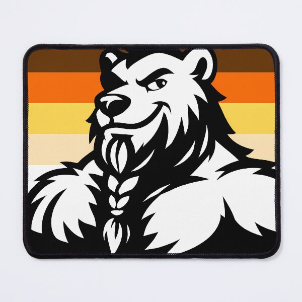Item preview, Handsome Bear Pride Flag designed and sold by BlueBullBazaar.