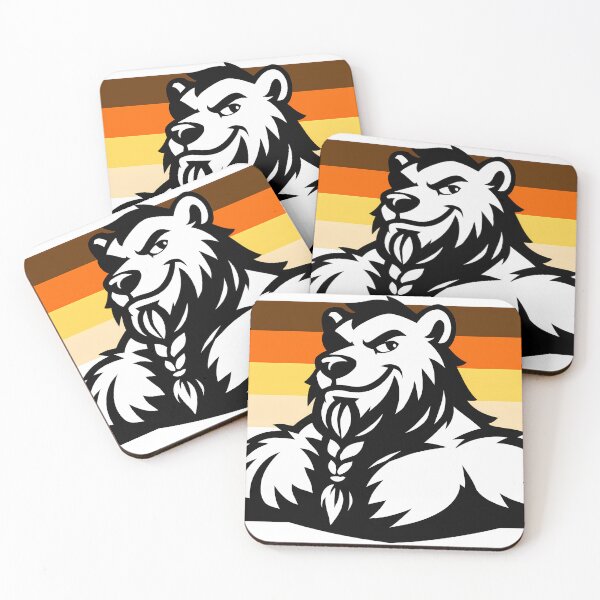 Item preview, Handsome Bear Pride Flag designed and sold by BlueBullBazaar.