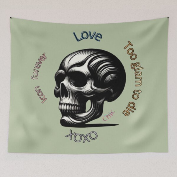 Item preview,  Iconic Glam Skull designed and sold by Catfcreations.