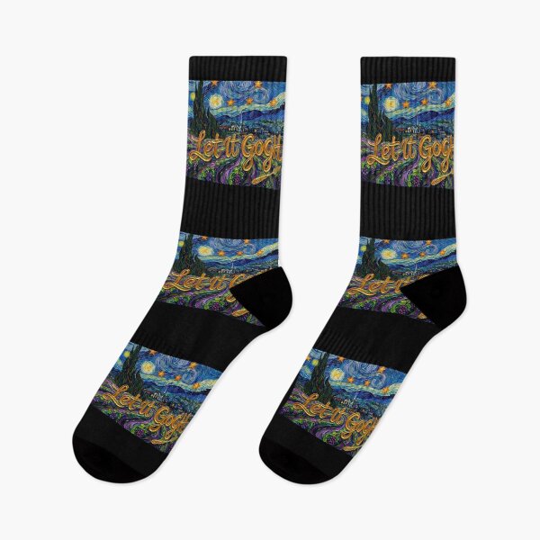 Item preview, Let it Gogh Funny Vincent Van Gogh Starry Night Design designed and sold by gear-posters.