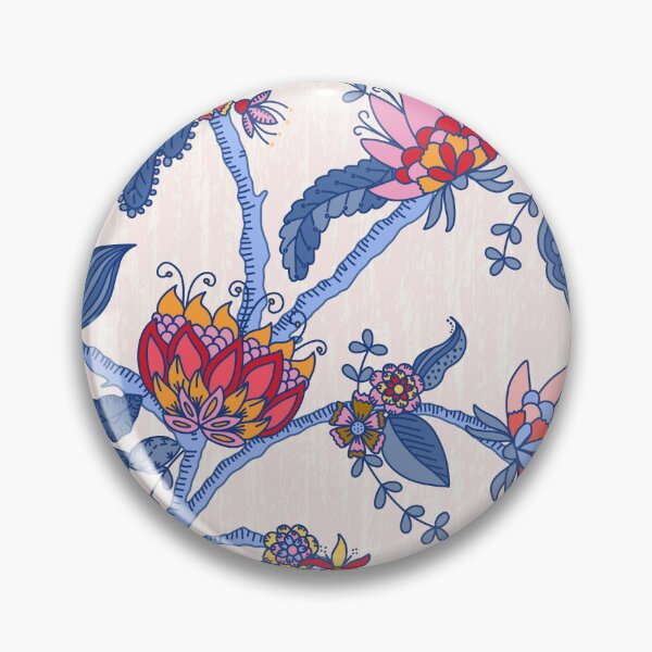 Item preview, Modern Chintz Indian floral designed and sold by FrancesPoff.