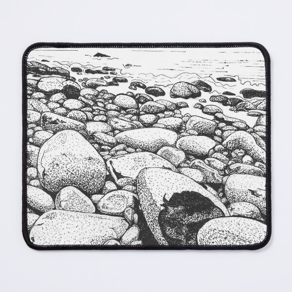 Item preview, Beauport Bay Jersey black and white drawing designed and sold by Tiger's Eye Books.