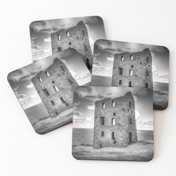 Item preview, Wheal Coates Engine House – Black and White designed and sold by Paul Thompson Photography.