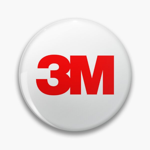 Item preview, Official 3M Corporate Logo Red Text on Black Background designed and sold by johayatervima.