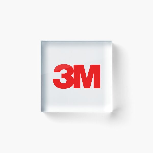 Item preview, Official 3M Corporate Logo Red Text on Black Background designed and sold by johayatervima.