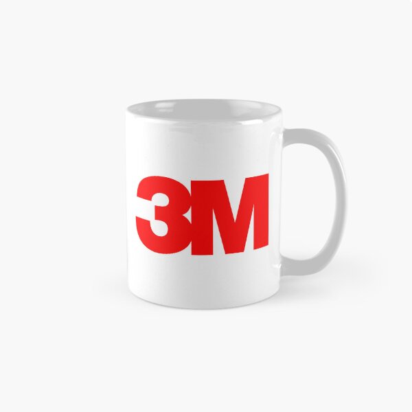 Item preview, Official 3M Corporate Logo Red Text on Black Background designed and sold by johayatervima.