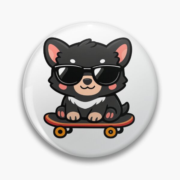 Item preview, Cool Skater Puppy Wearing Sunglasses designed and sold by Owcomm.