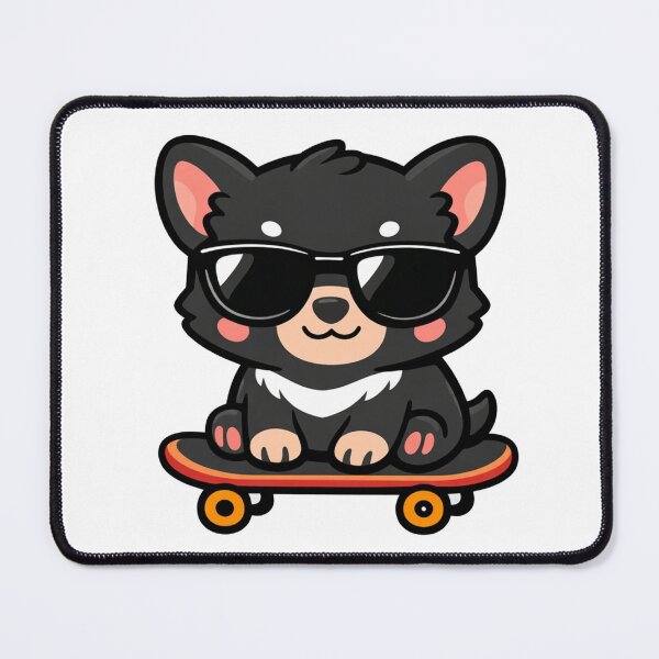 Item preview, Cool Skater Puppy Wearing Sunglasses designed and sold by Owcomm.