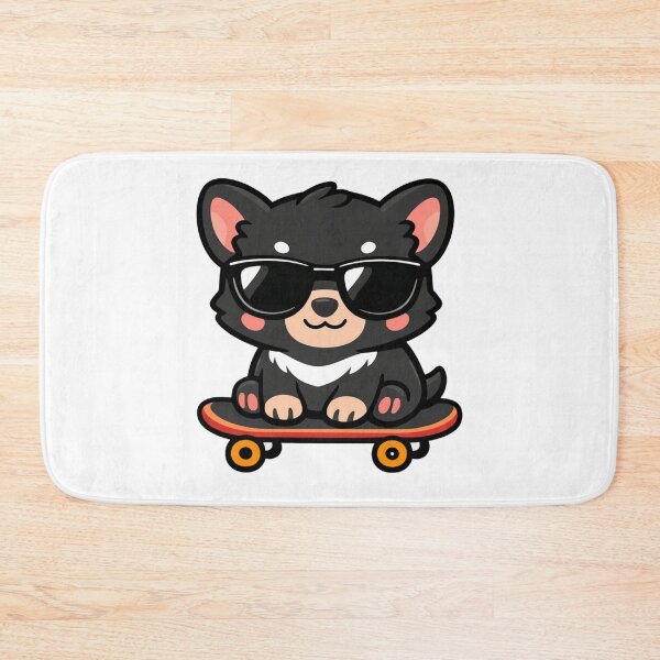 Item preview, Cool Skater Puppy Wearing Sunglasses designed and sold by Owcomm.