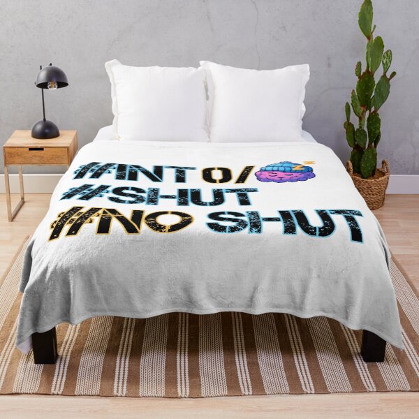 Item preview, Neon Grunge Text "#INT O/ #SHUT #NO SHUT" with Sleepy Brain - Bold Meme Graphic Print designed and sold by DesignArtist.ia.