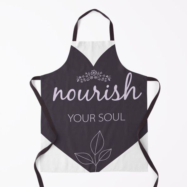 Item preview, Nourish Your Soul Heart Quote Design designed and sold by Ned_Studio.