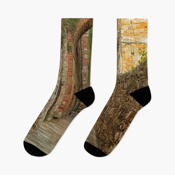 Item preview, Medieval street in Tuscany designed and sold by Photopat.