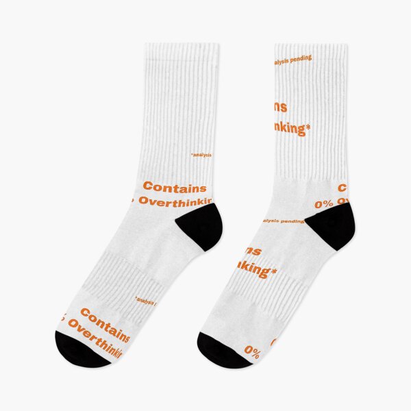 Item preview, Contains 0% Overthinking designed and sold by Pop, Culture and Stuff.