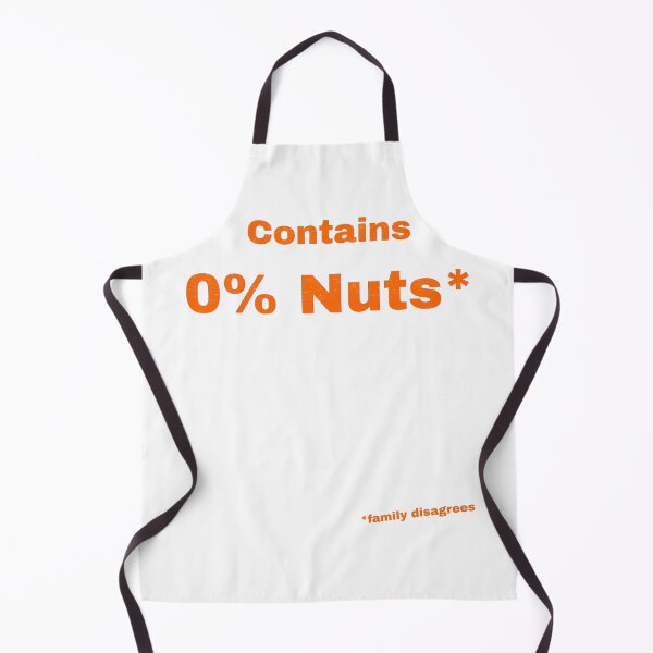 Item preview, Contains 0% Nuts designed and sold by Pop, Culture and Stuff.