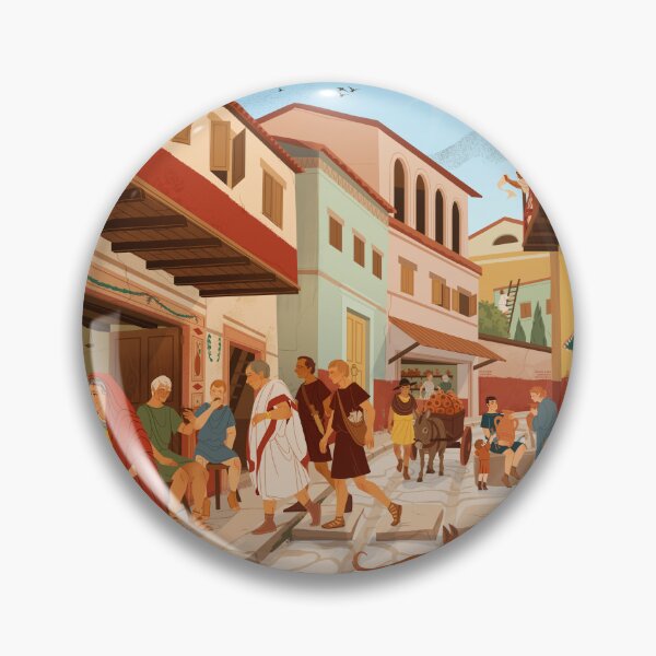 Item preview, Life in a Roman Street - Daytime designed and sold by flaroh.