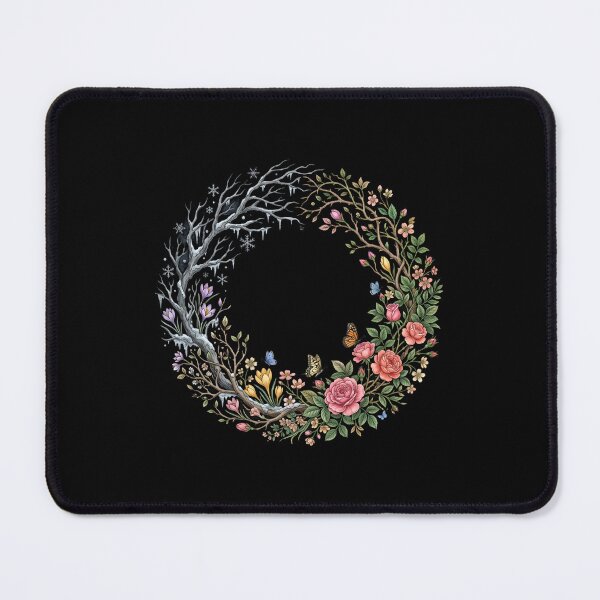 Item preview, Secret Garden Winter To Spring Wreath Art designed and sold by Fenay Designs.