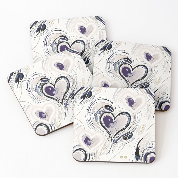 Item preview, Purple heart with golden accents designed and sold by ColdStarfish.