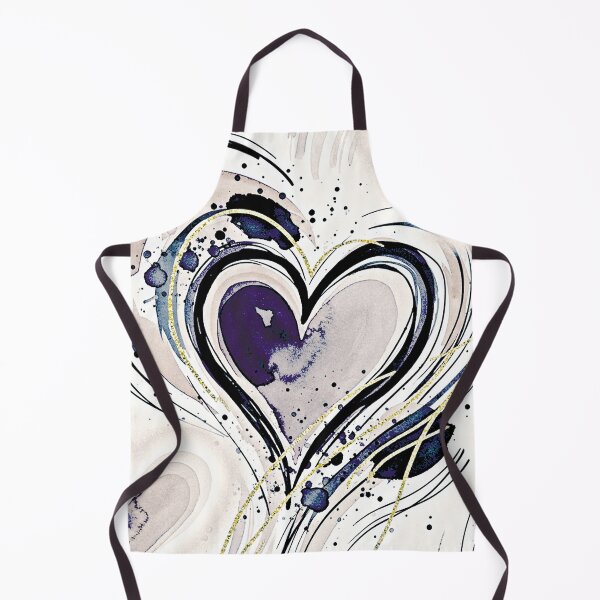 Item preview, Purple heart with golden accents designed and sold by ColdStarfish.
