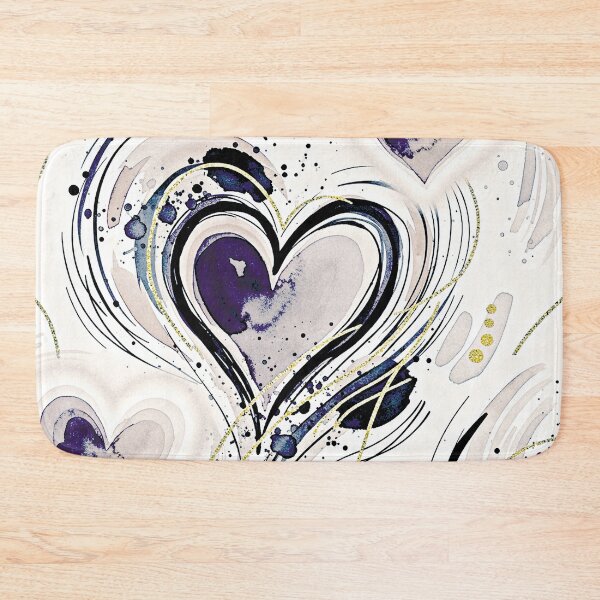 Item preview, Purple heart with golden accents designed and sold by ColdStarfish.