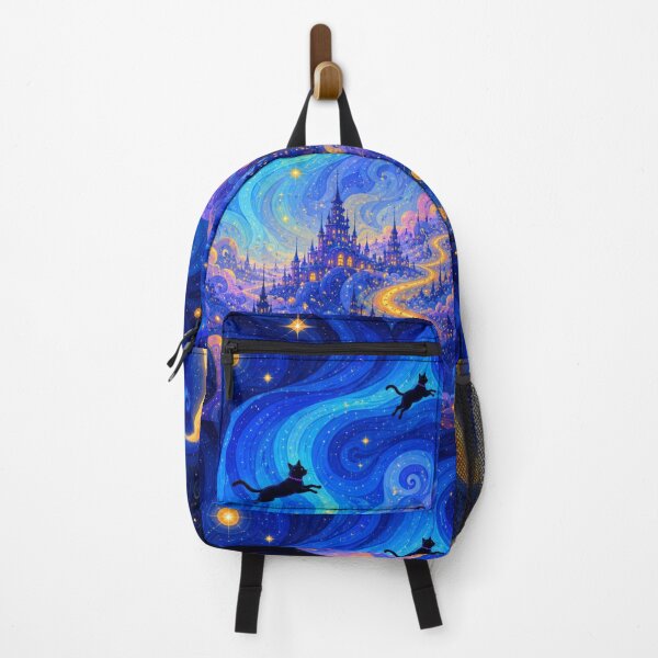 Item preview, Future Cat Lucid Dreamscape Cosmic Fantasy Sky Journey designed and sold by Mindworx21.