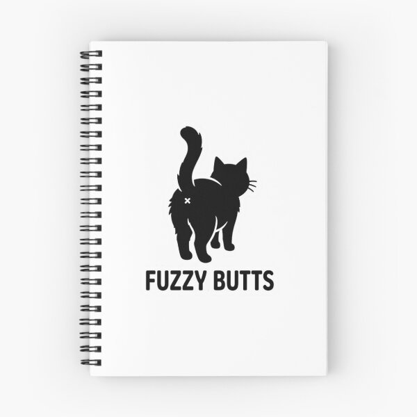 Item preview, Fuzzy Butts Funny Black Cat Walking Away Graphic designed and sold by GiggleInkTees.