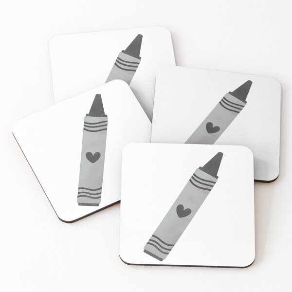 Item preview, Cute Black Dark Grey Crayon designed and sold by winterpumpkin.