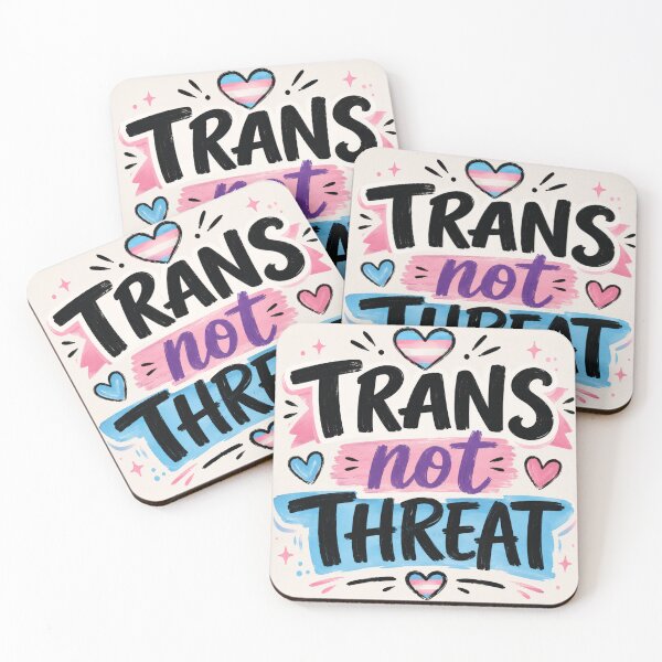 Item preview, Trans Not Threat designed and sold by StudioSnehaSomani4.