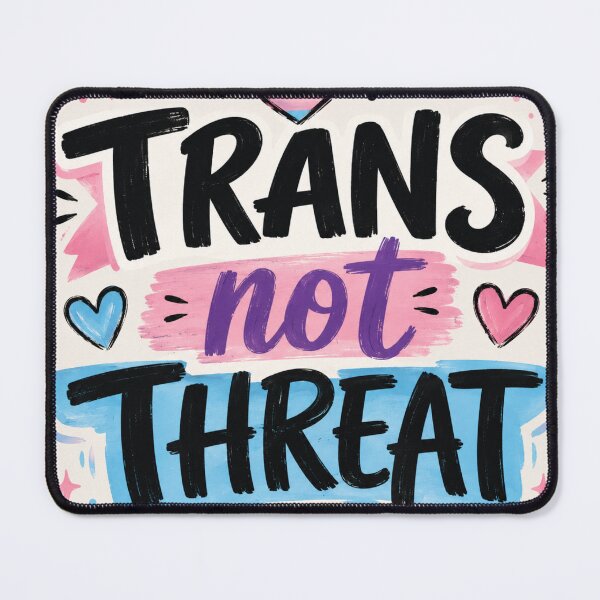Item preview, Trans Not Threat designed and sold by StudioSnehaSomani4.