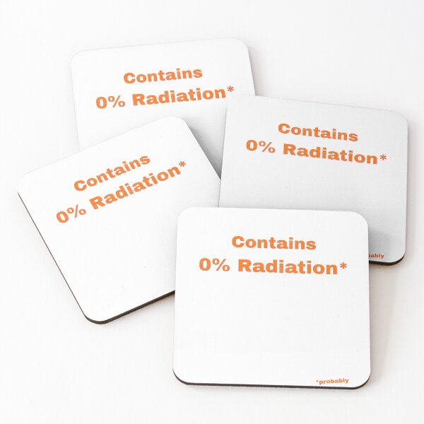Item preview, Contains 0% Radiation designed and sold by Pop, Culture and Stuff.