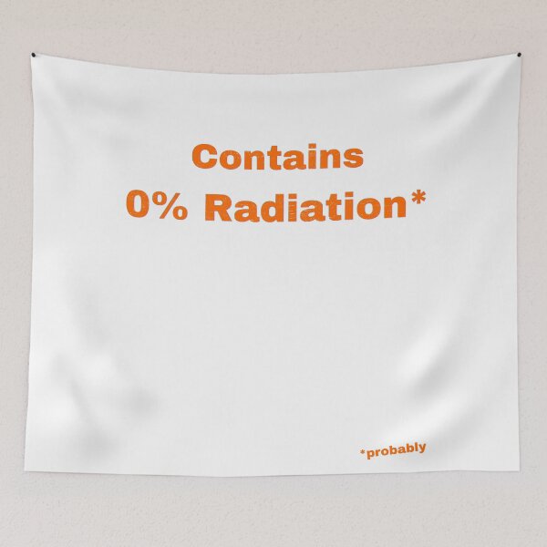 Item preview, Contains 0% Radiation designed and sold by Pop, Culture and Stuff.