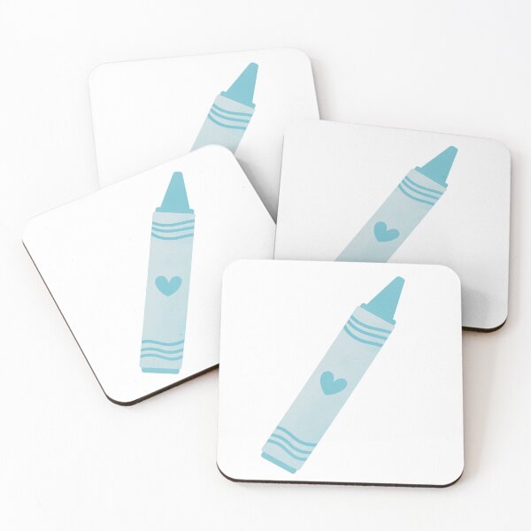 Item preview, Cute Light Blue Crayon designed and sold by winterpumpkin.